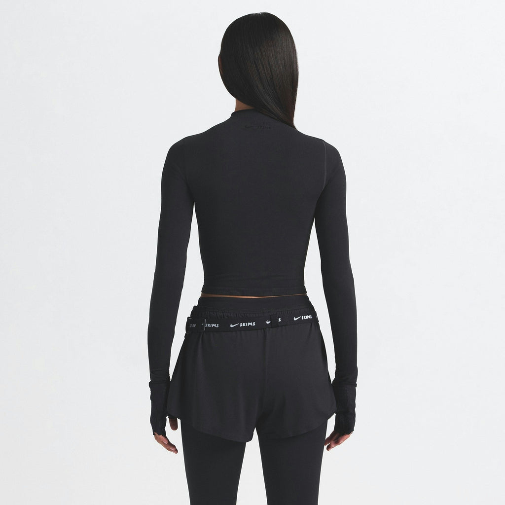MOCK NECK CROP TOP