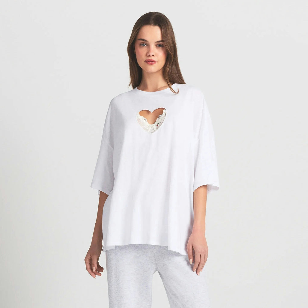 HEART OVERSIZED T-SHIRT