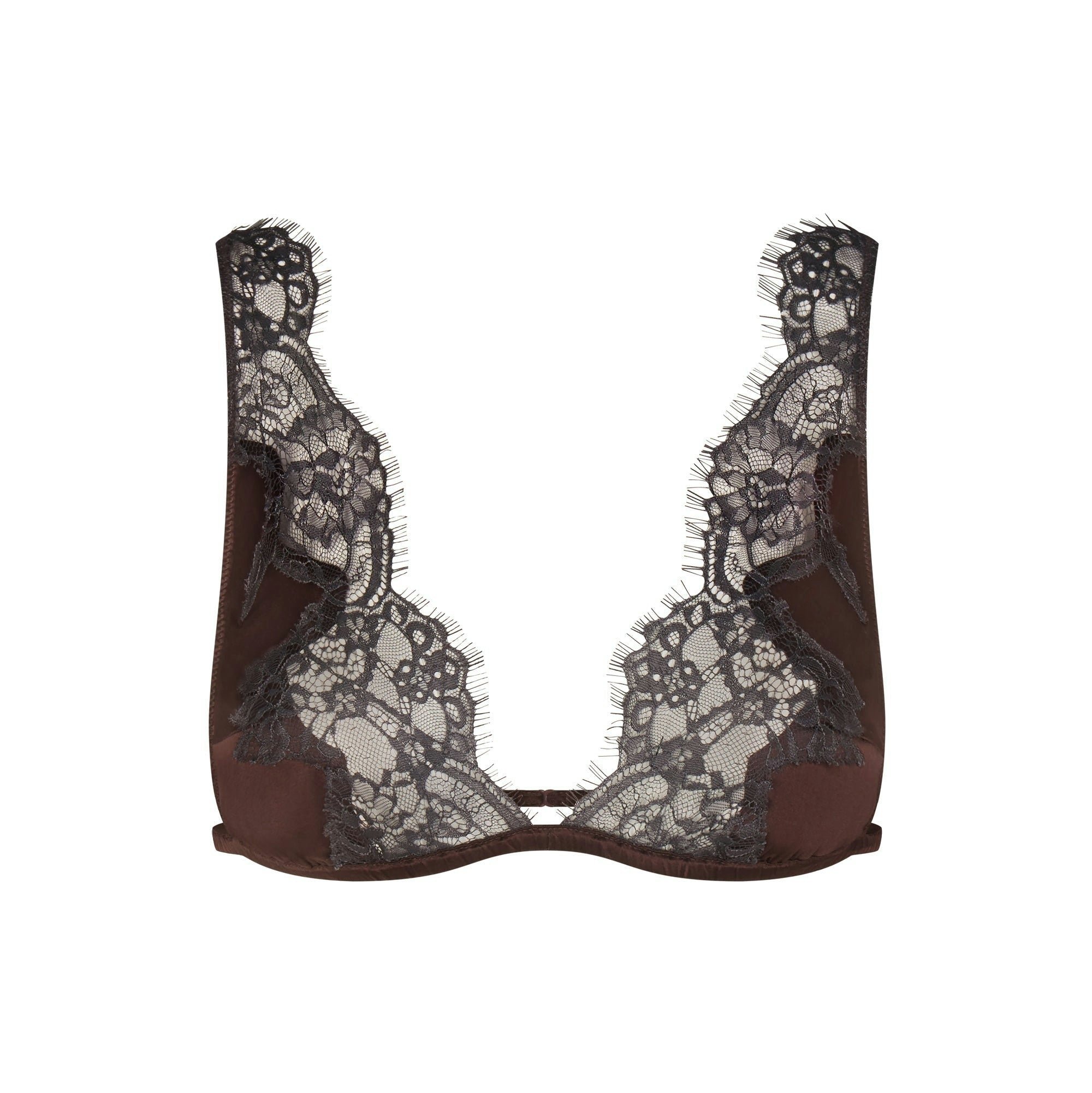 LACE PLUNGE BRALETTE