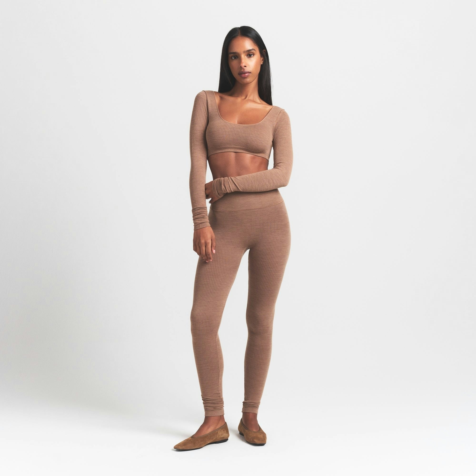 LONG SLEEVE SUPER CROPPED TOP