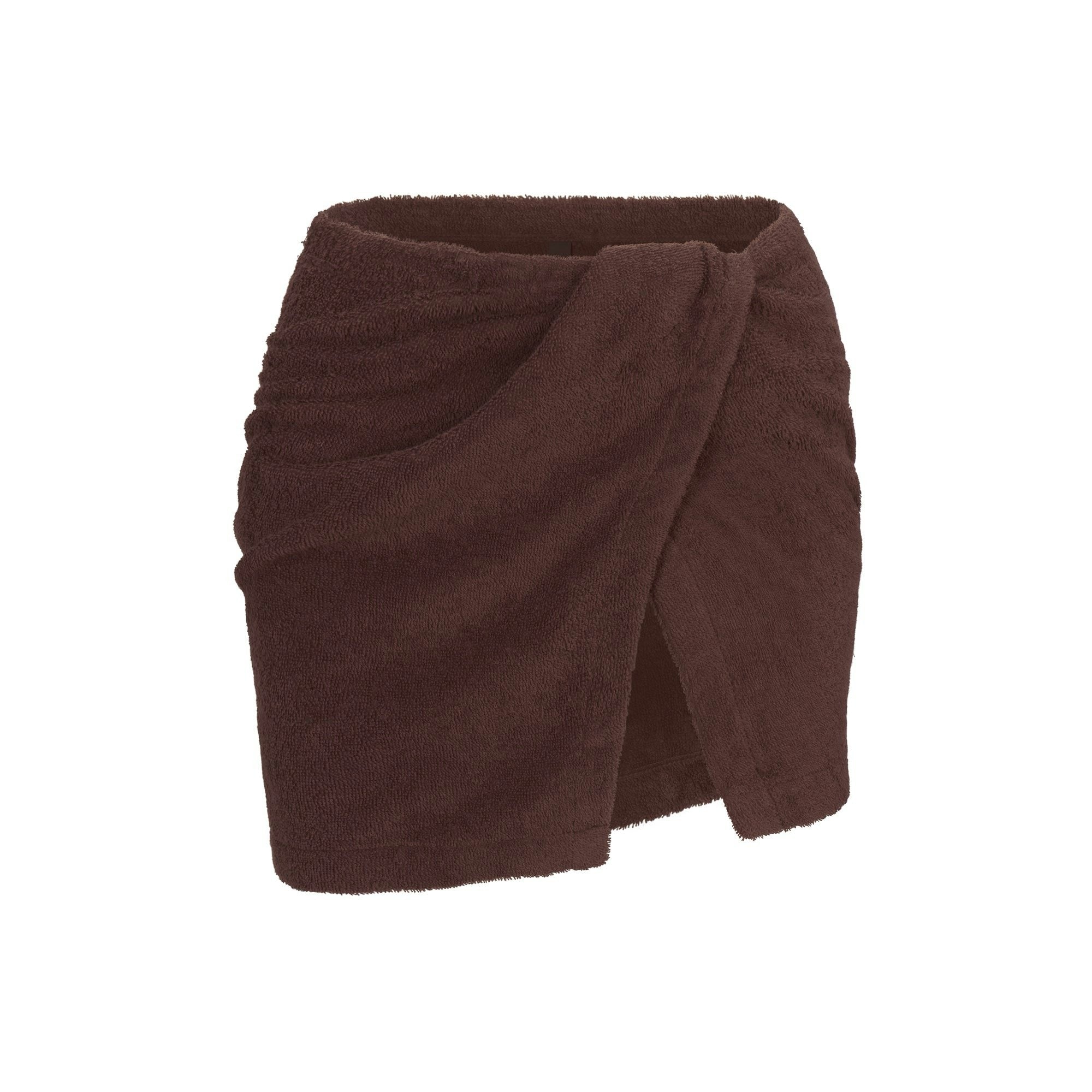 TERRY COVER-UPS WRAP SKIRT