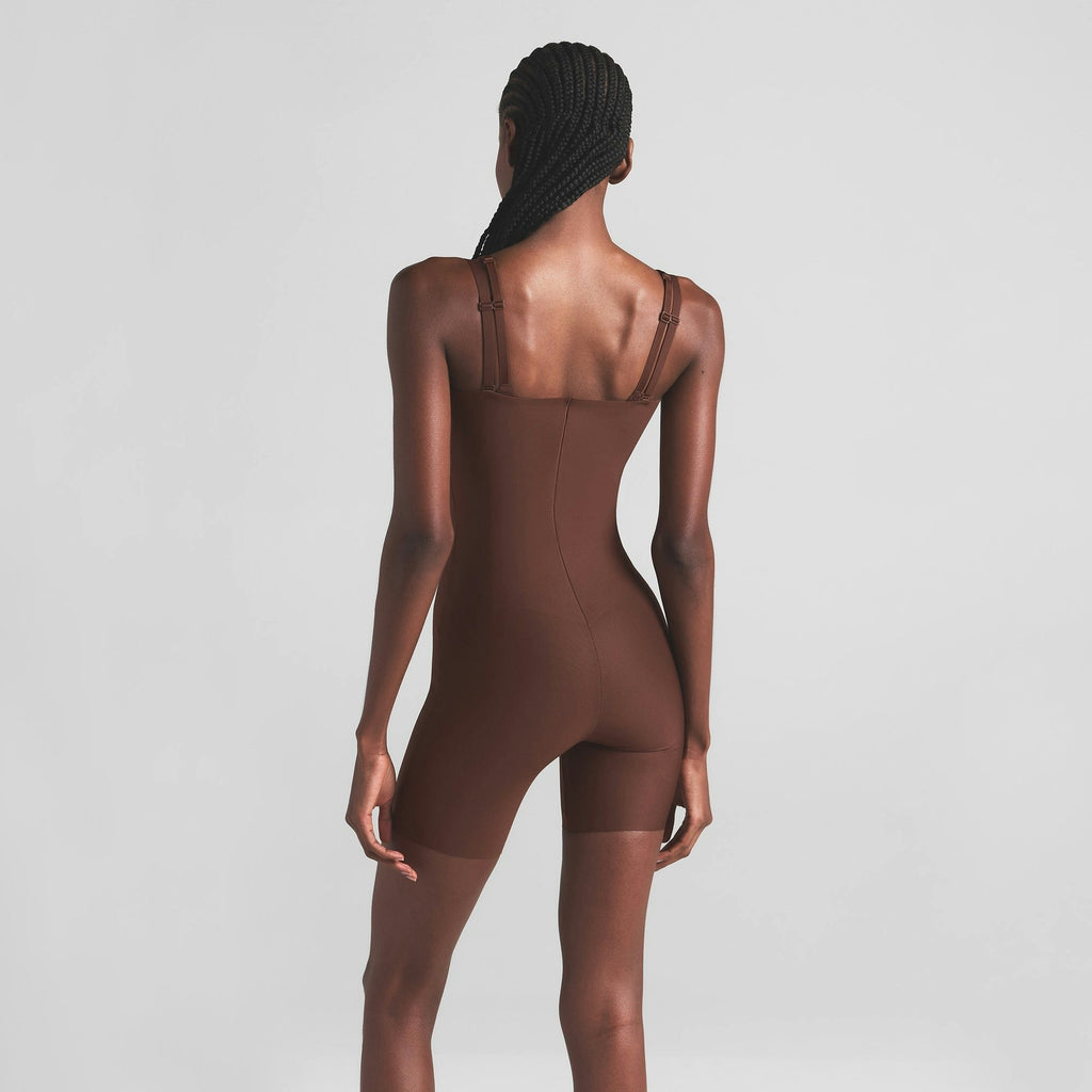 CORE SCULPT OPEN BUST MID THIGH BODYSUIT