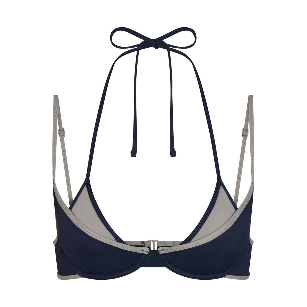 LAYERED PLUNGE BIKINI TOP