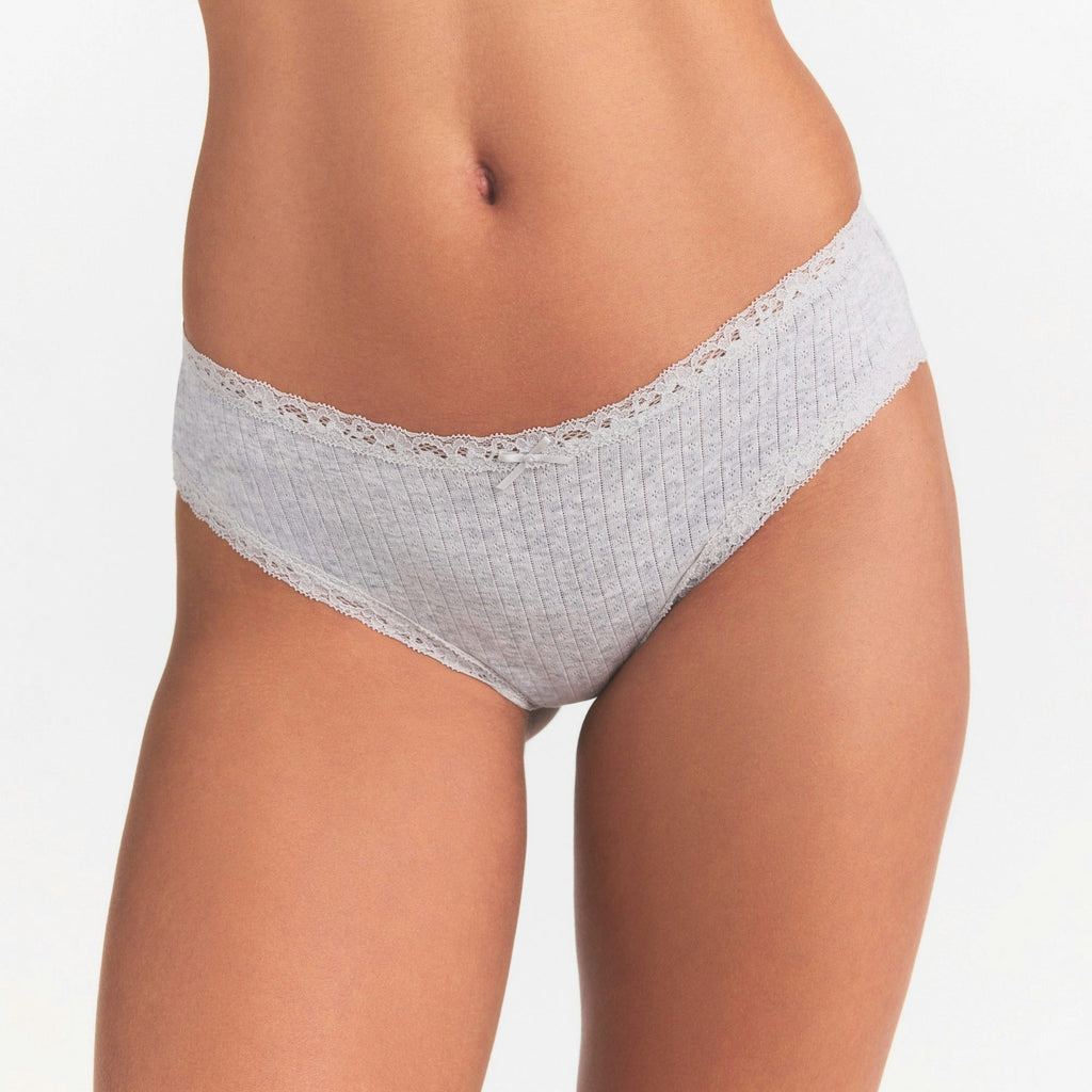 POINTELLE LACE BRIEF