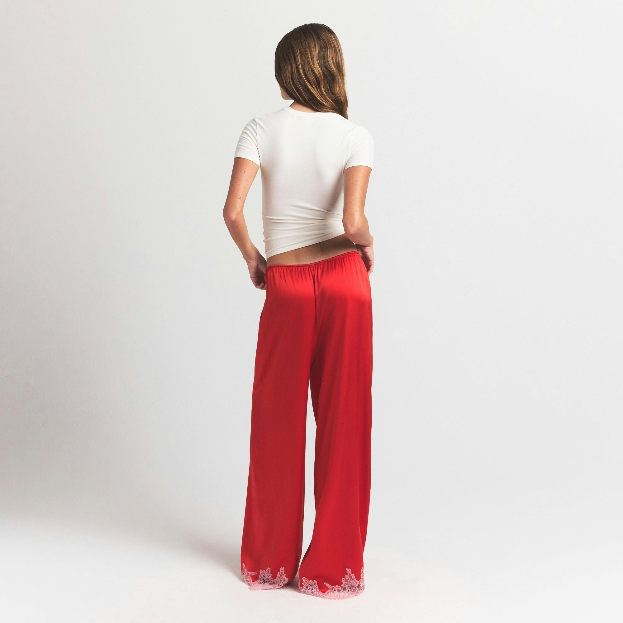 LACE STRAIGHT LEG PANT