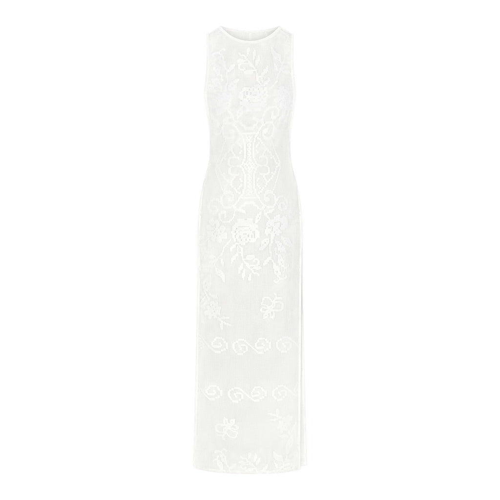LACE COVER-UPS LONG DRESS