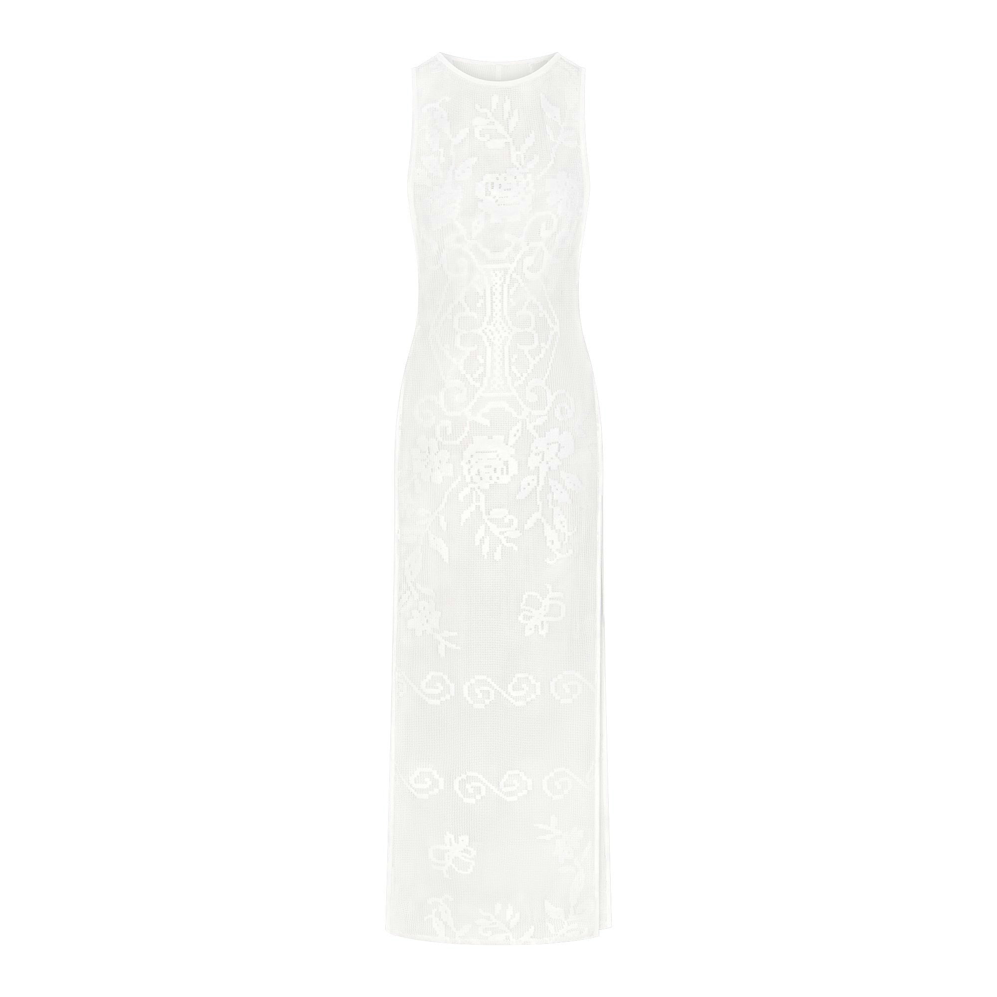 LACE COVER-UPS LONG DRESS