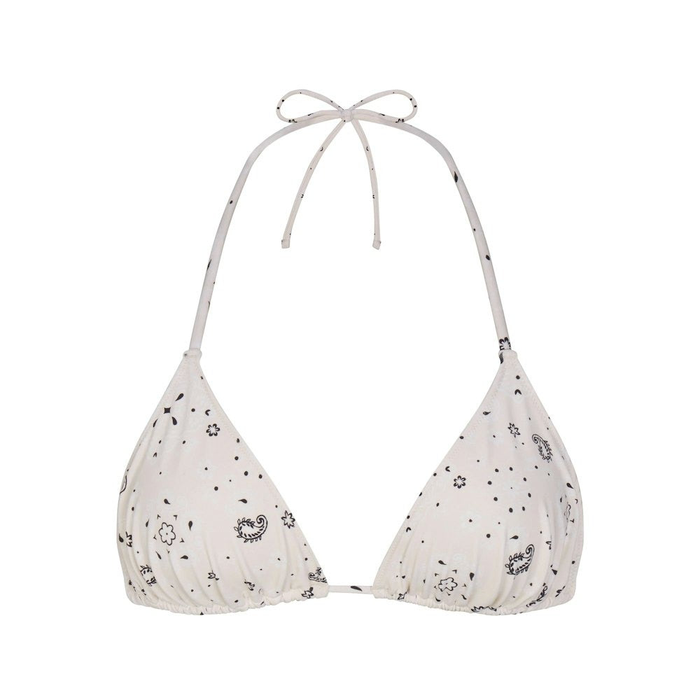 COTTON PLUNGE TWIST TOP