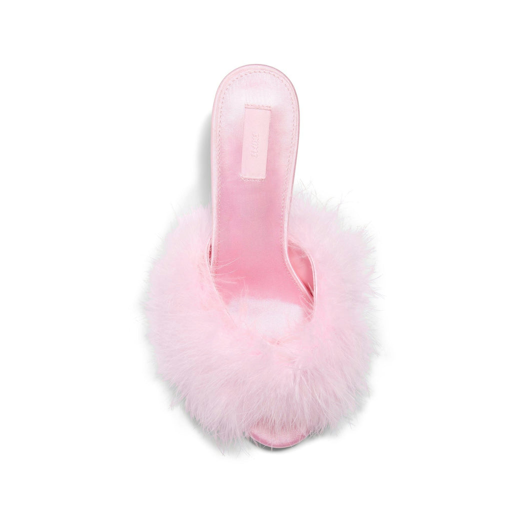 FEATHER KITTEN HEEL