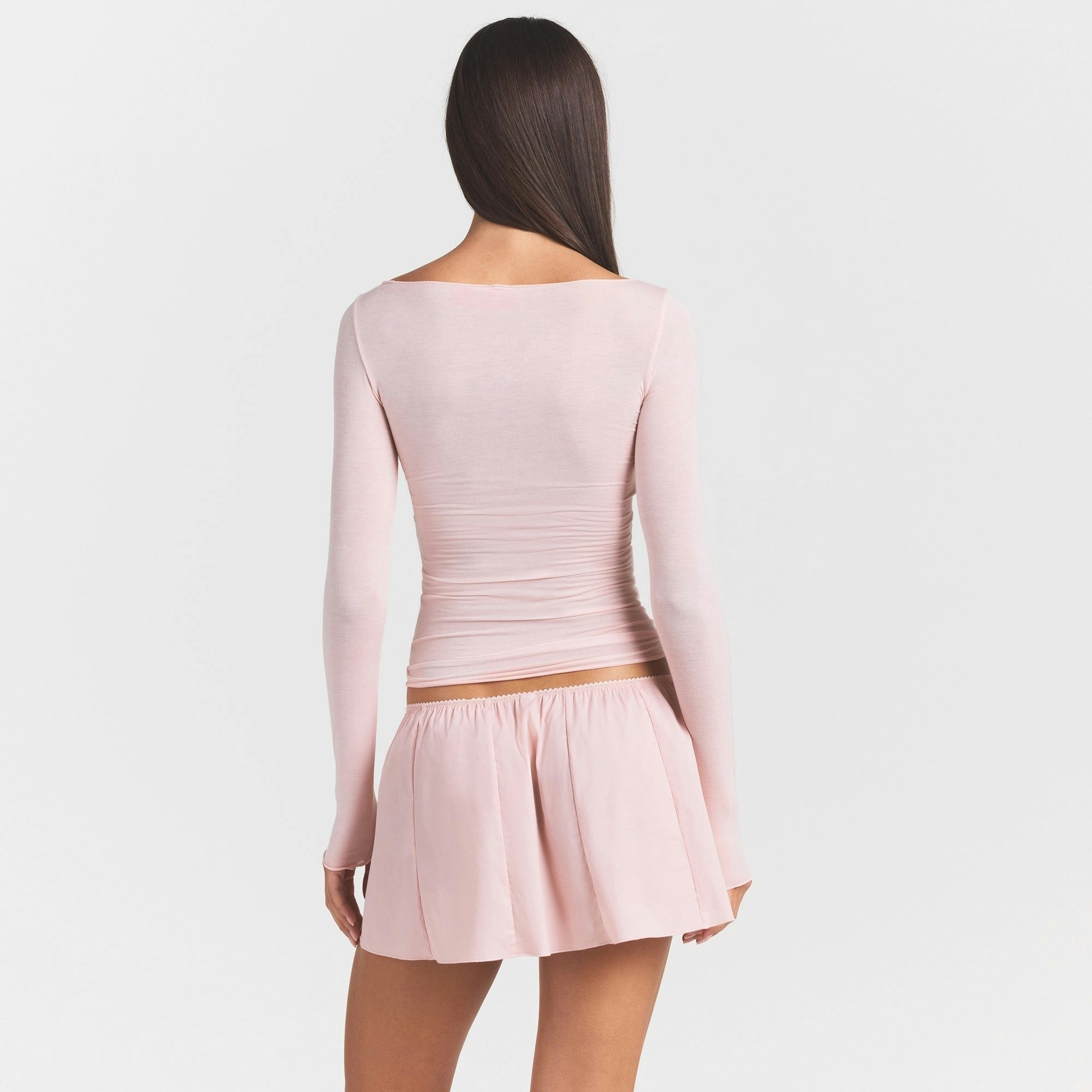 LONG SLEEVE BOATNECK TOP