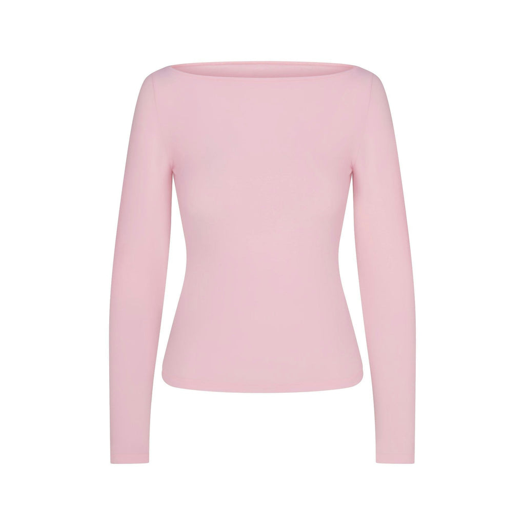 LONG SLEEVE BOATNECK TOP