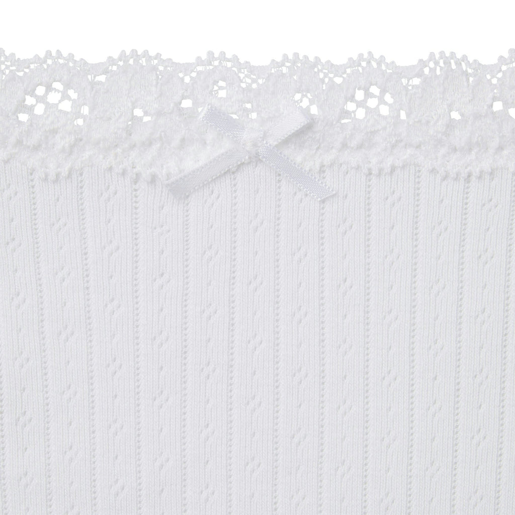 POINTELLE LACE STRING THONG