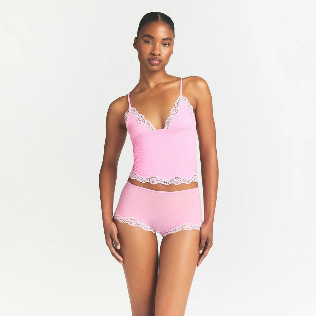 TRIANGLE CAMI AND BOY SHORT SET