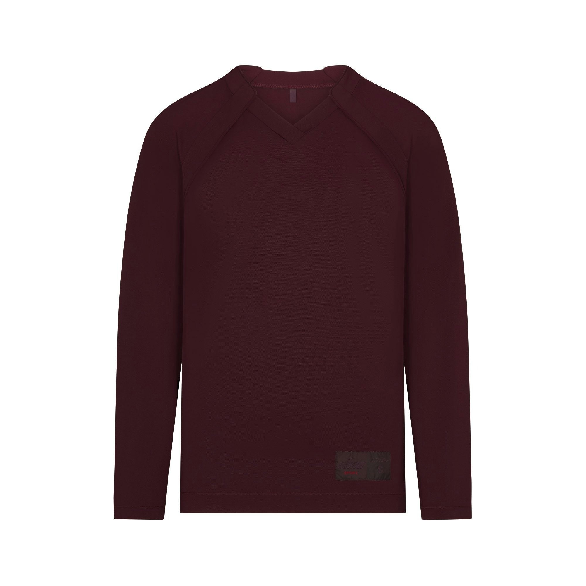 V-NECK OVERSIZED LONG SLEEVE TOP