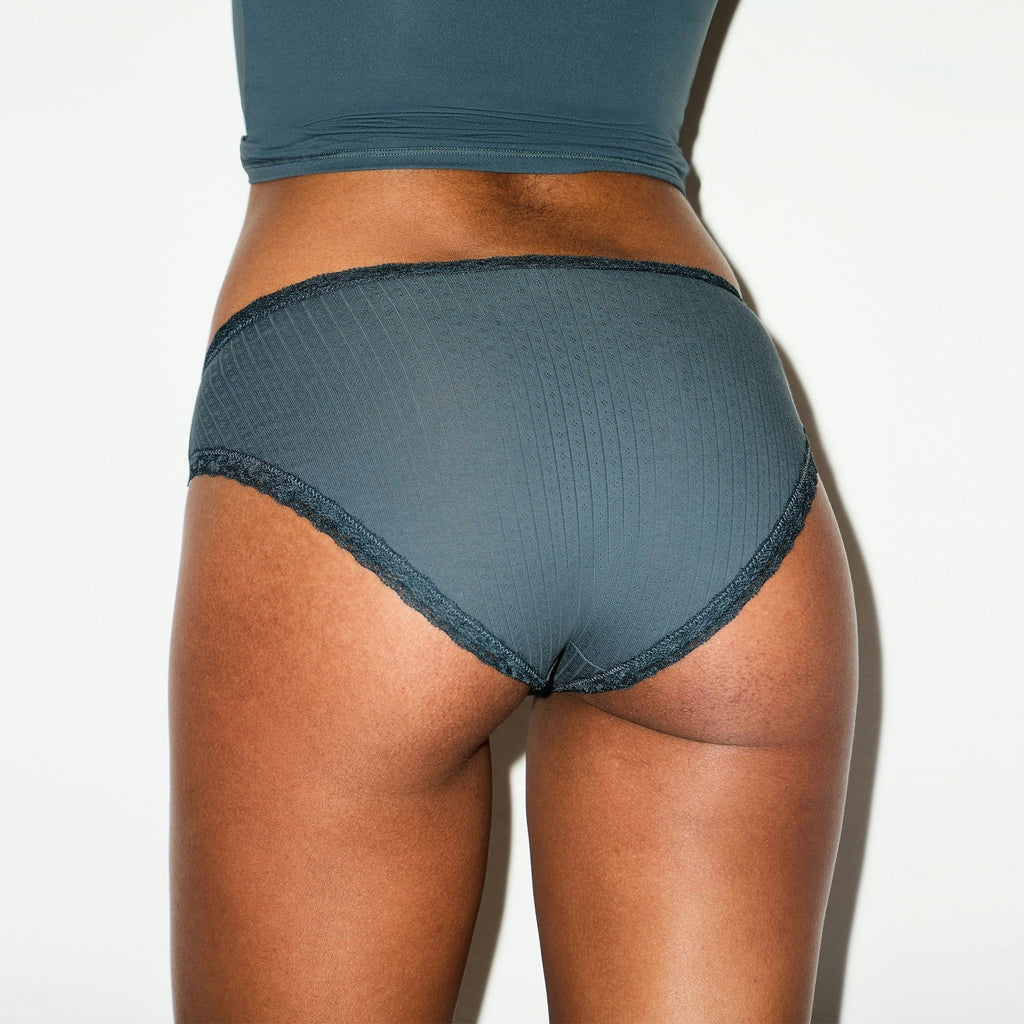 POINTELLE LACE BRIEF