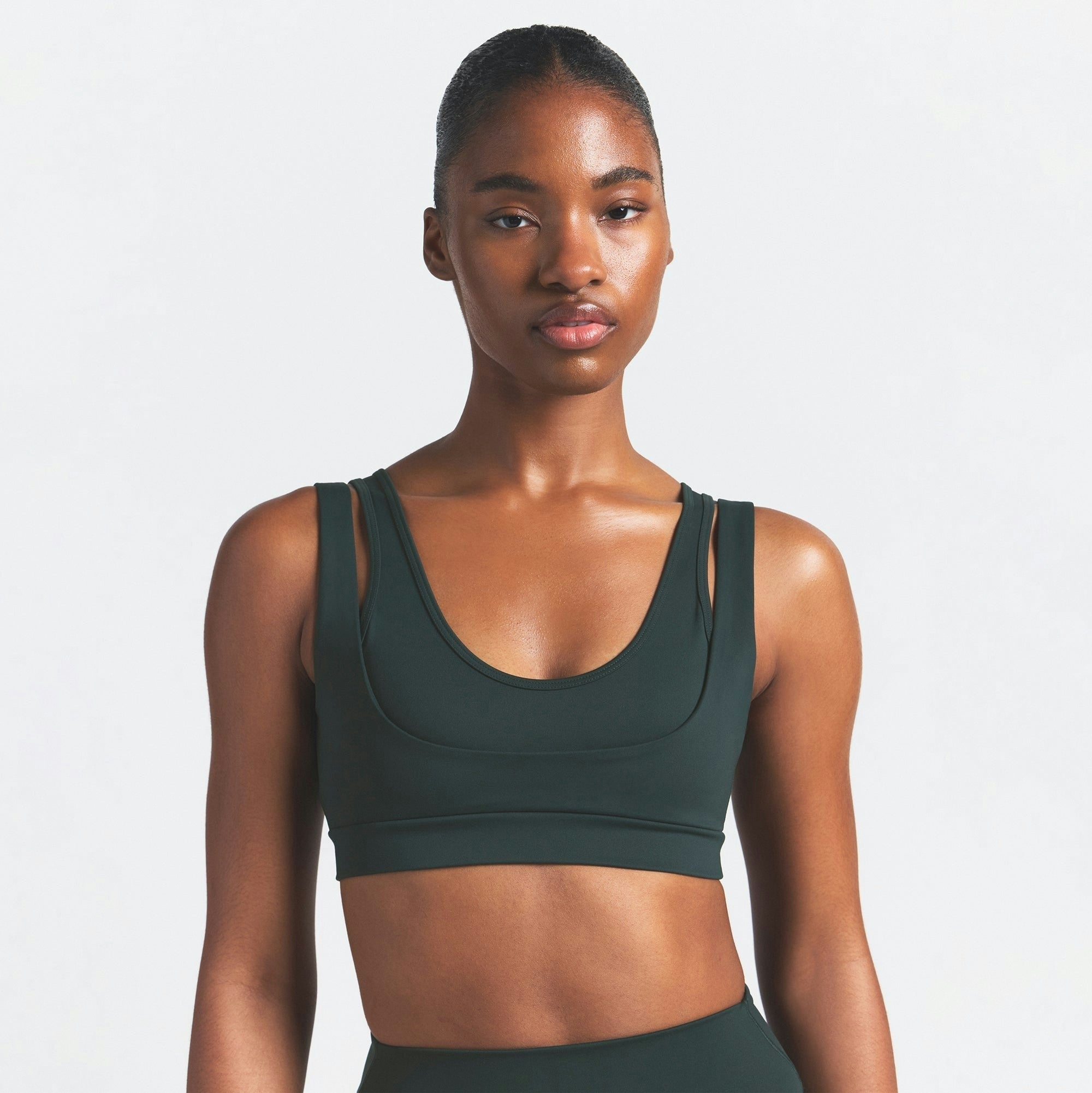 DOUBLE STRAP SCOOP BRA