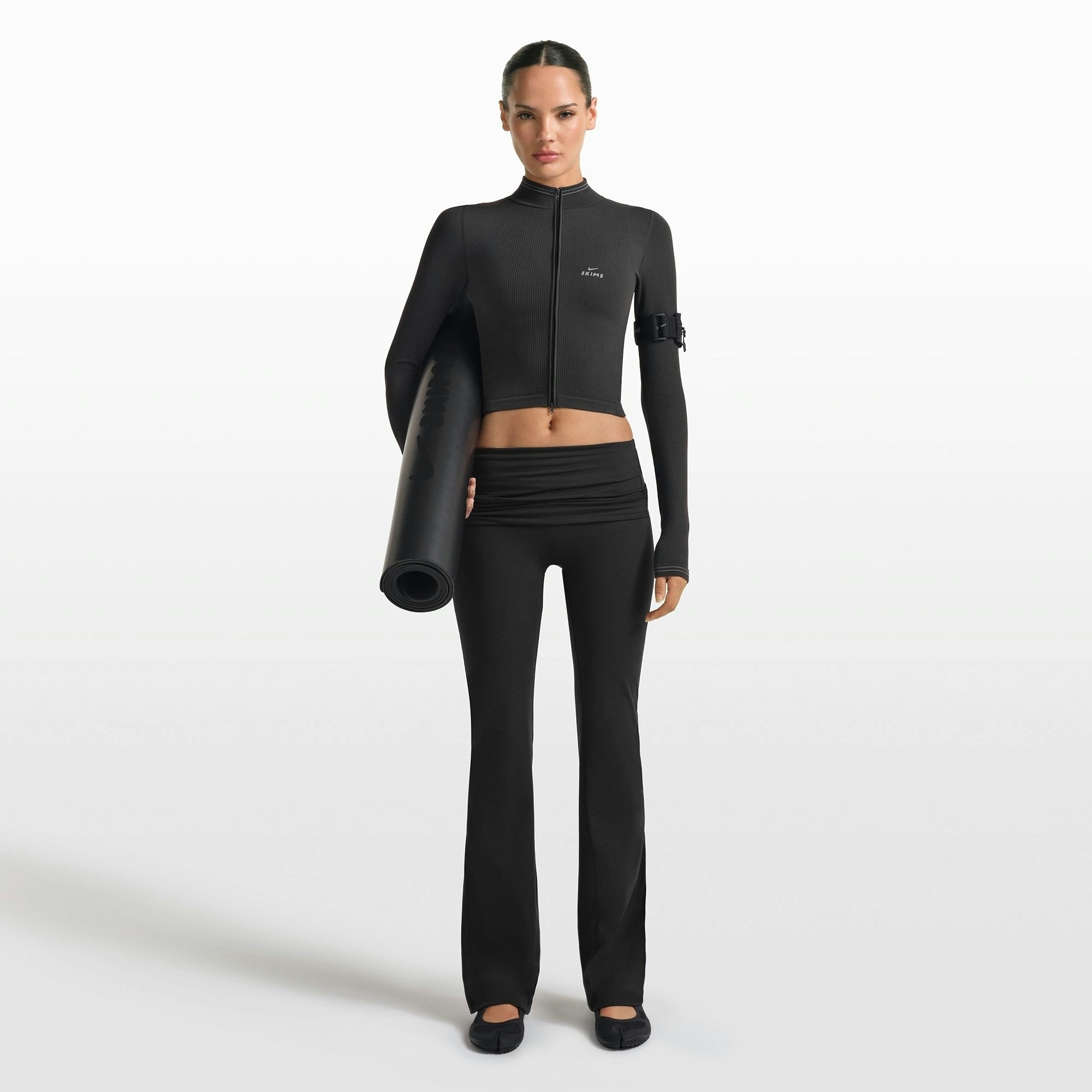 FOLDOVER SLIM FLARE LEGGING