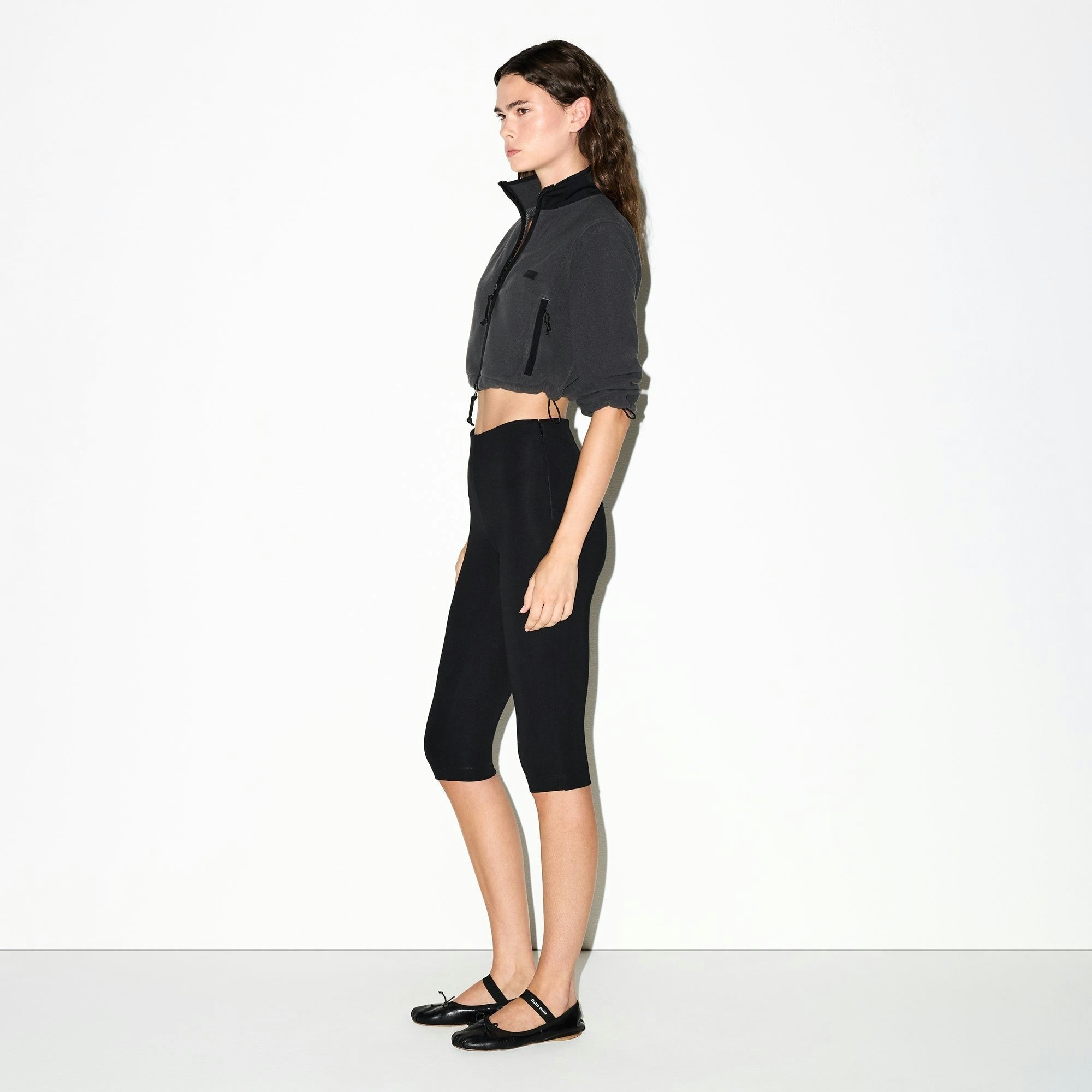 CROPPED 3/4 SLEEVE JACKET