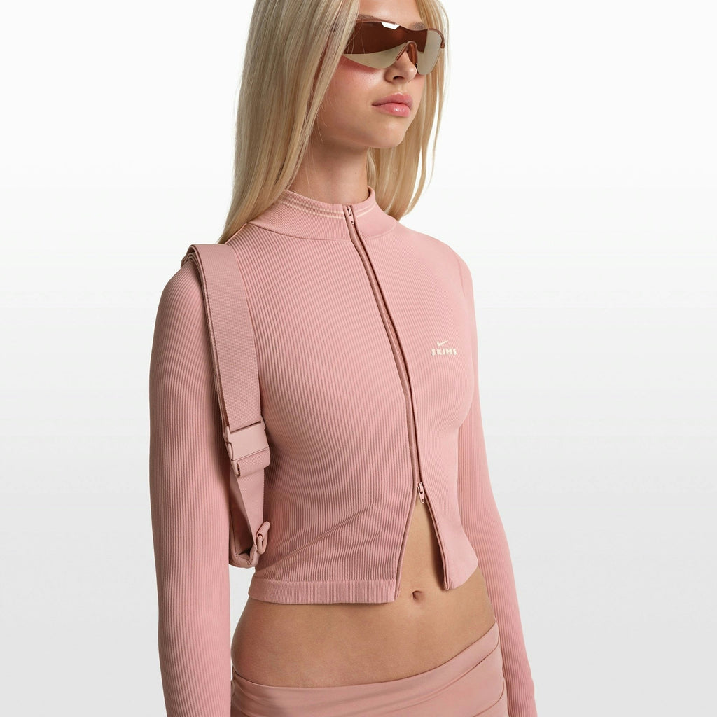 ZIP UP CROP JACKET