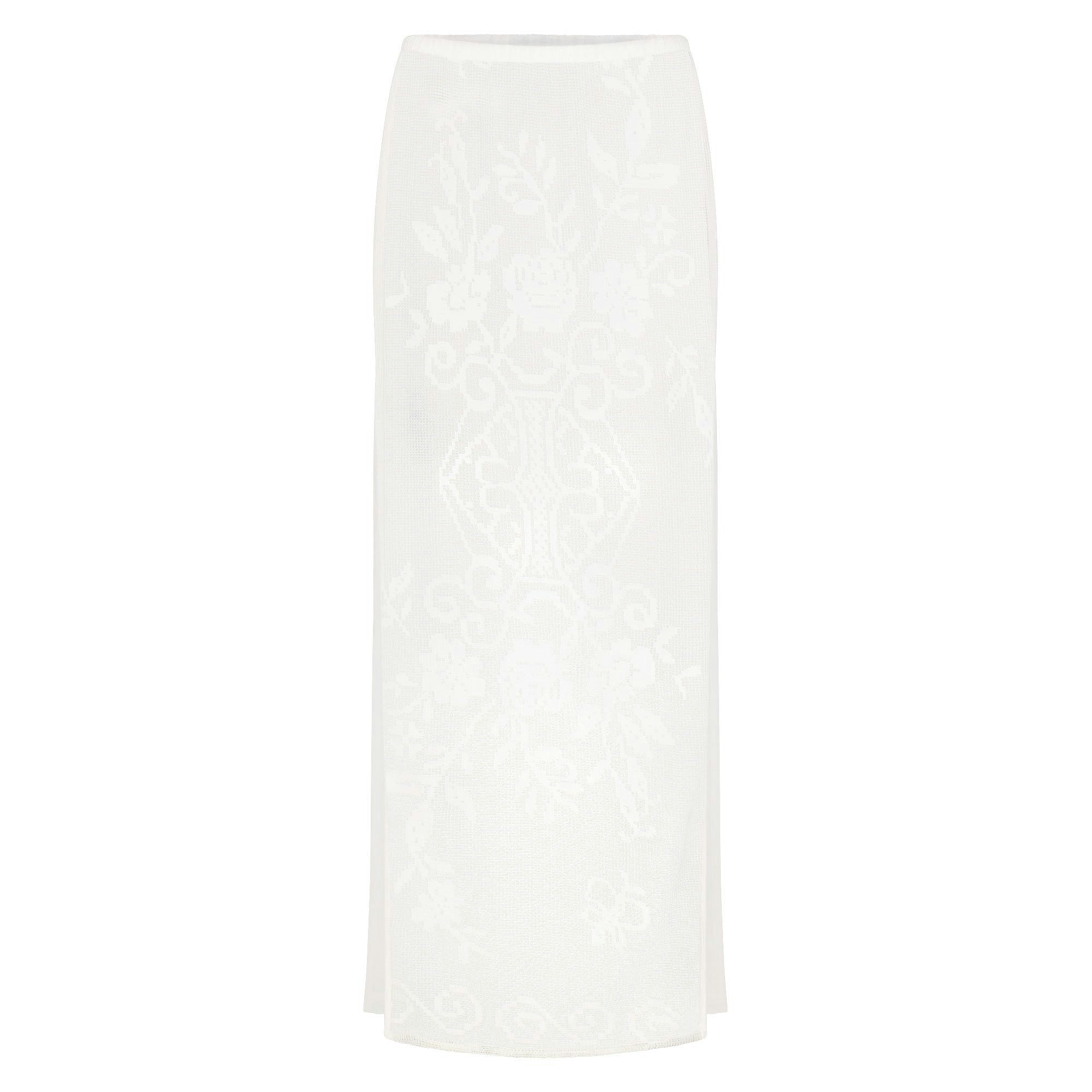 LACE COVER-UPS LONG SKIRT