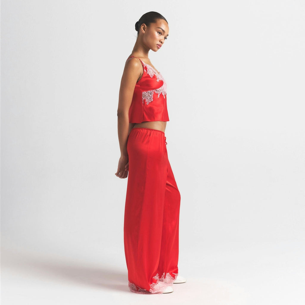 LACE STRAIGHT LEG PANT