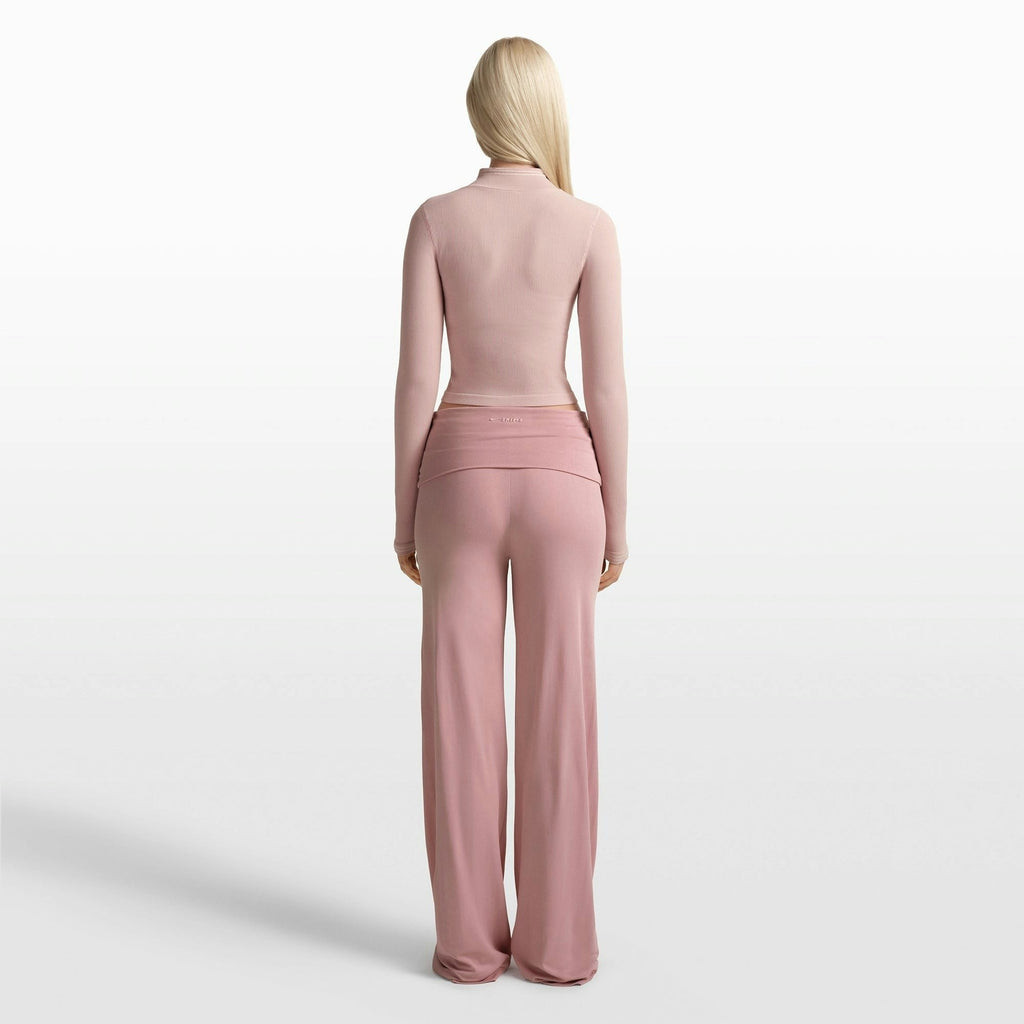 FOLDOVER WIDE LEG PANT