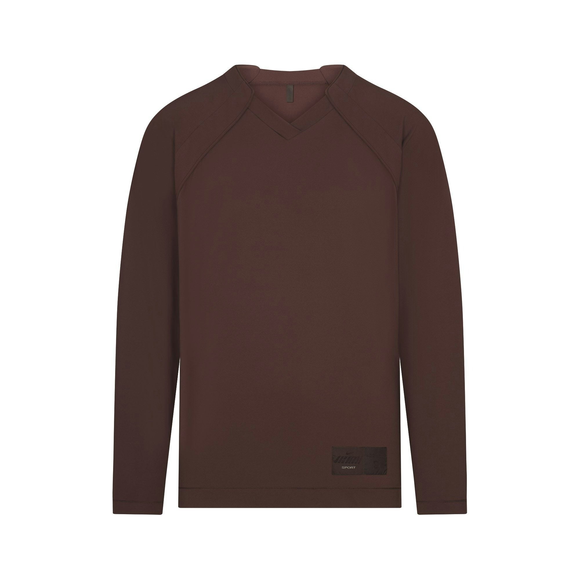 V-NECK OVERSIZED LONG SLEEVE TOP