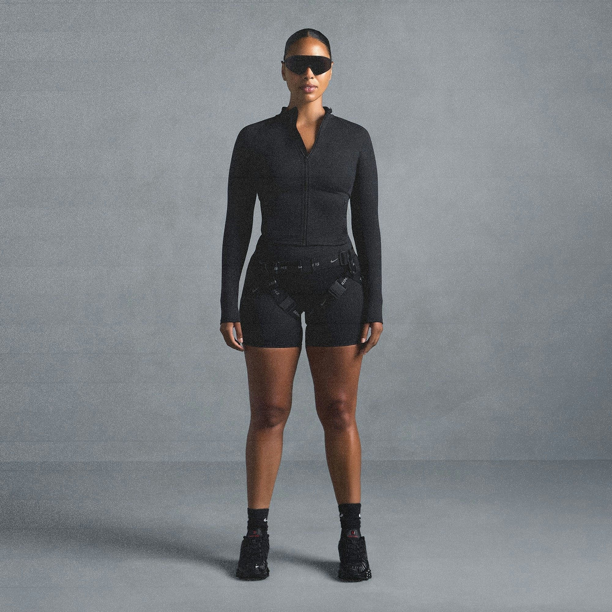 MOCK NECK FULL ZIP JACKET