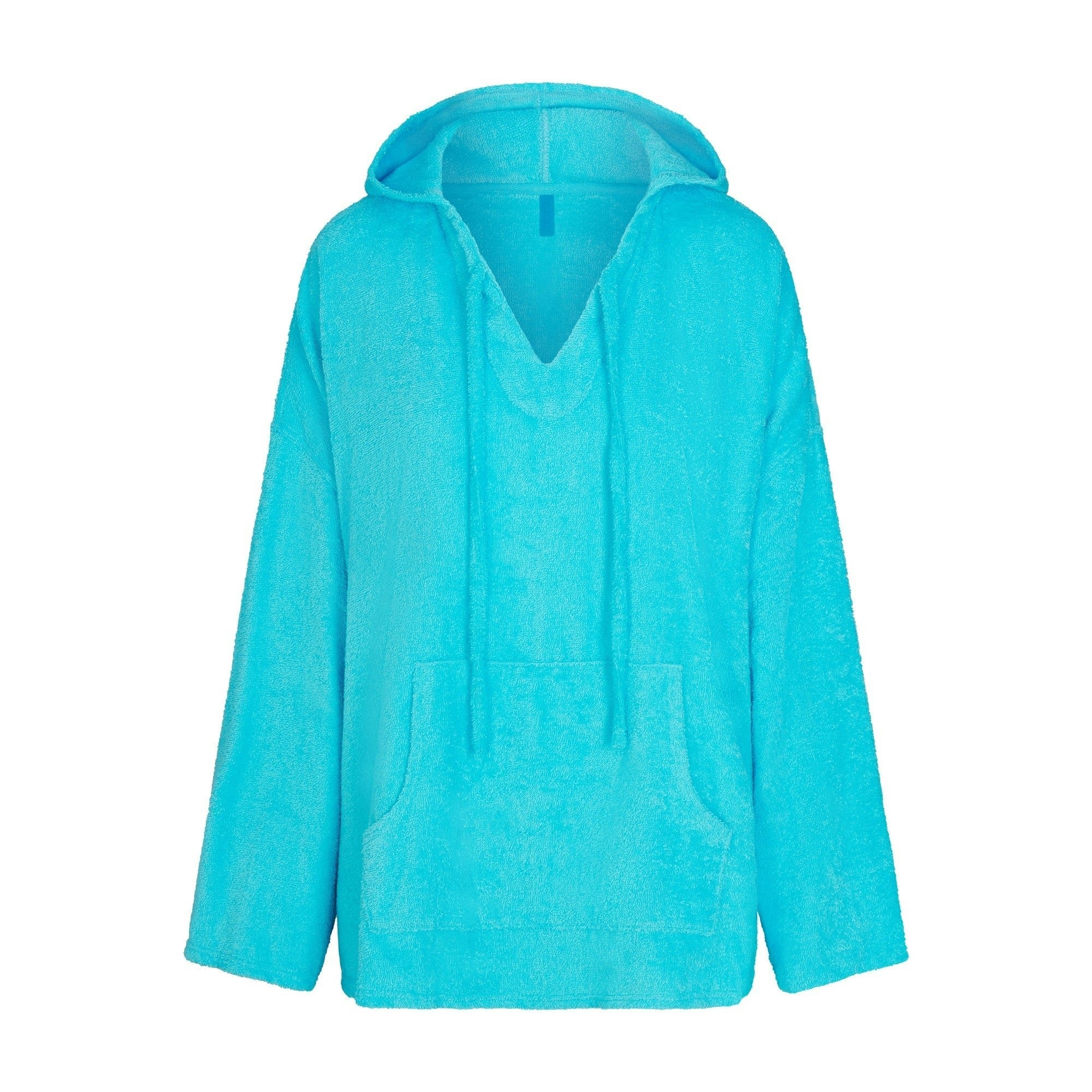TERRY COVER-UPS OVERSIZED HOODIE