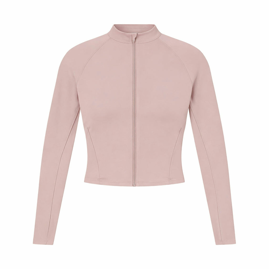 MOCK NECK FULL ZIP JACKET