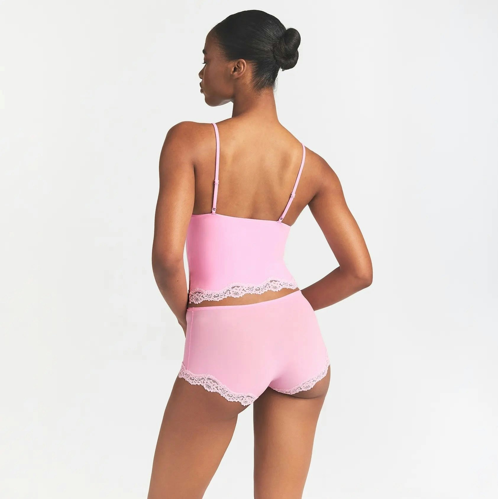TRIANGLE CAMI AND BOY SHORT SET
