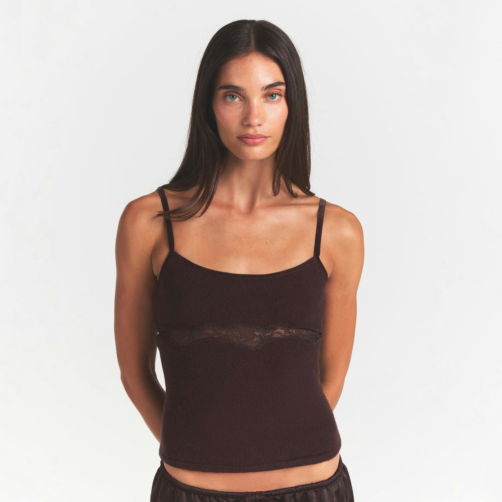 LACE KNIT TANK