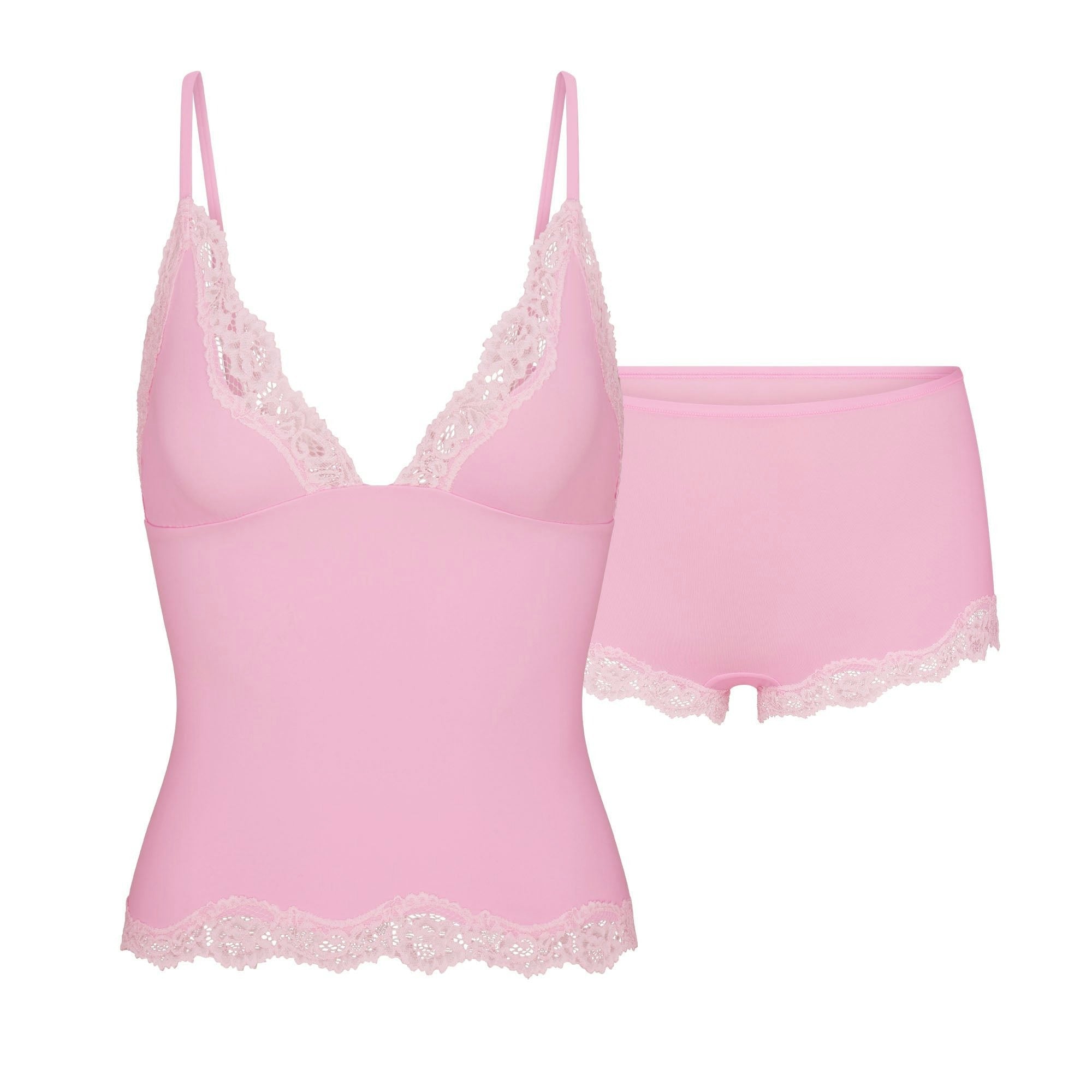 TRIANGLE CAMI AND BOY SHORT SET