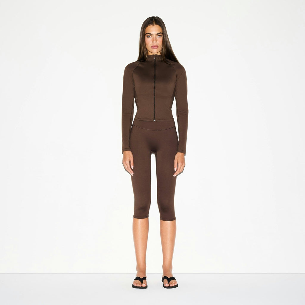 MOCK NECK FULL ZIP JACKET