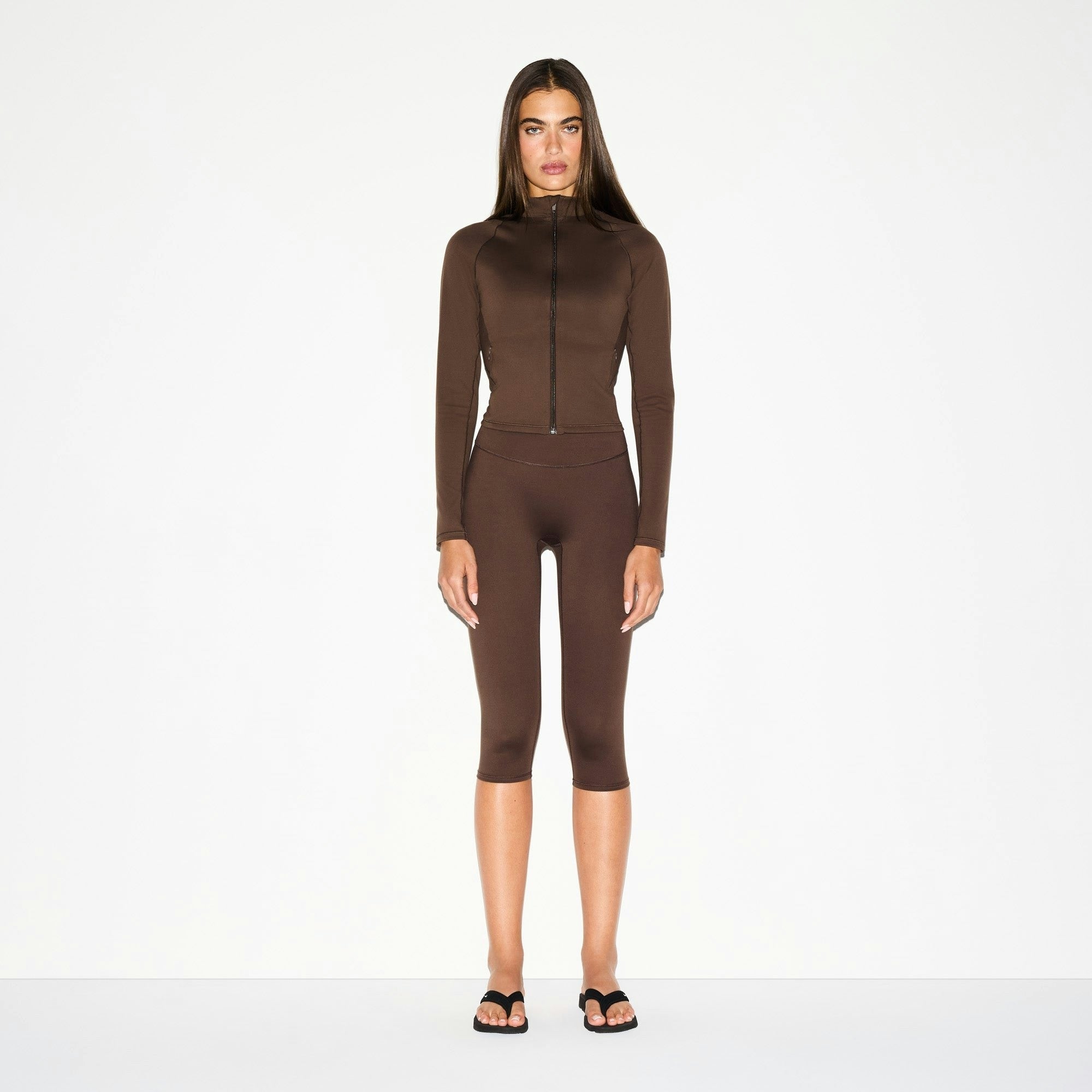 MOCK NECK FULL ZIP JACKET