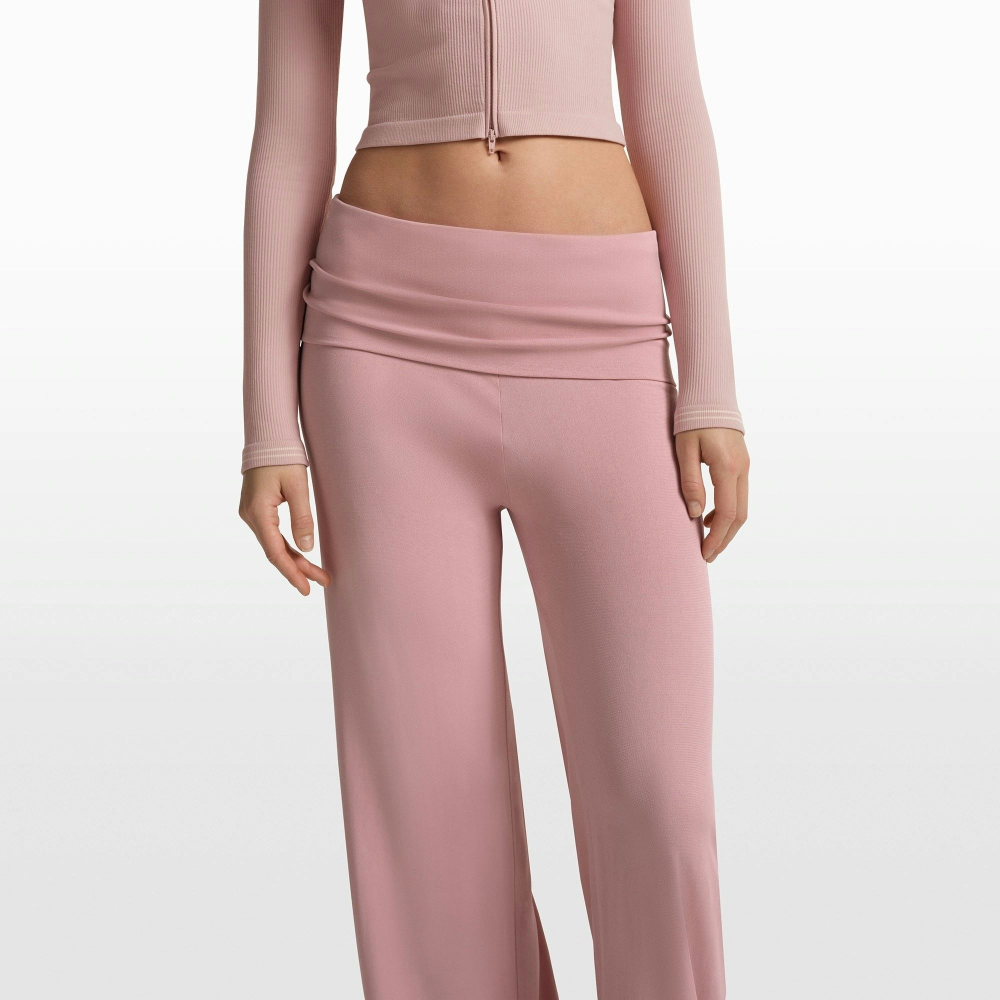 FOLDOVER WIDE LEG PANT