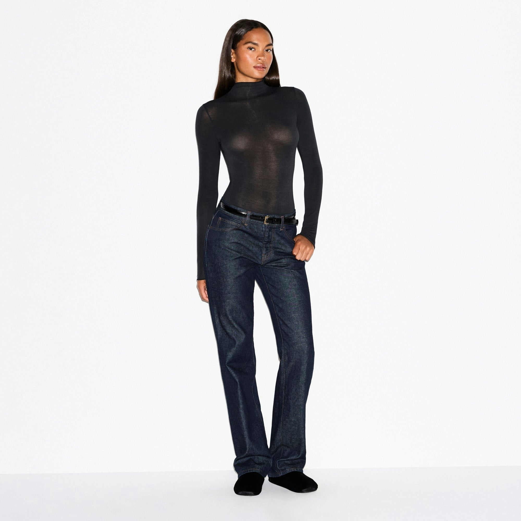 LONG SLEEVE TURTLENECK BODYSUIT
