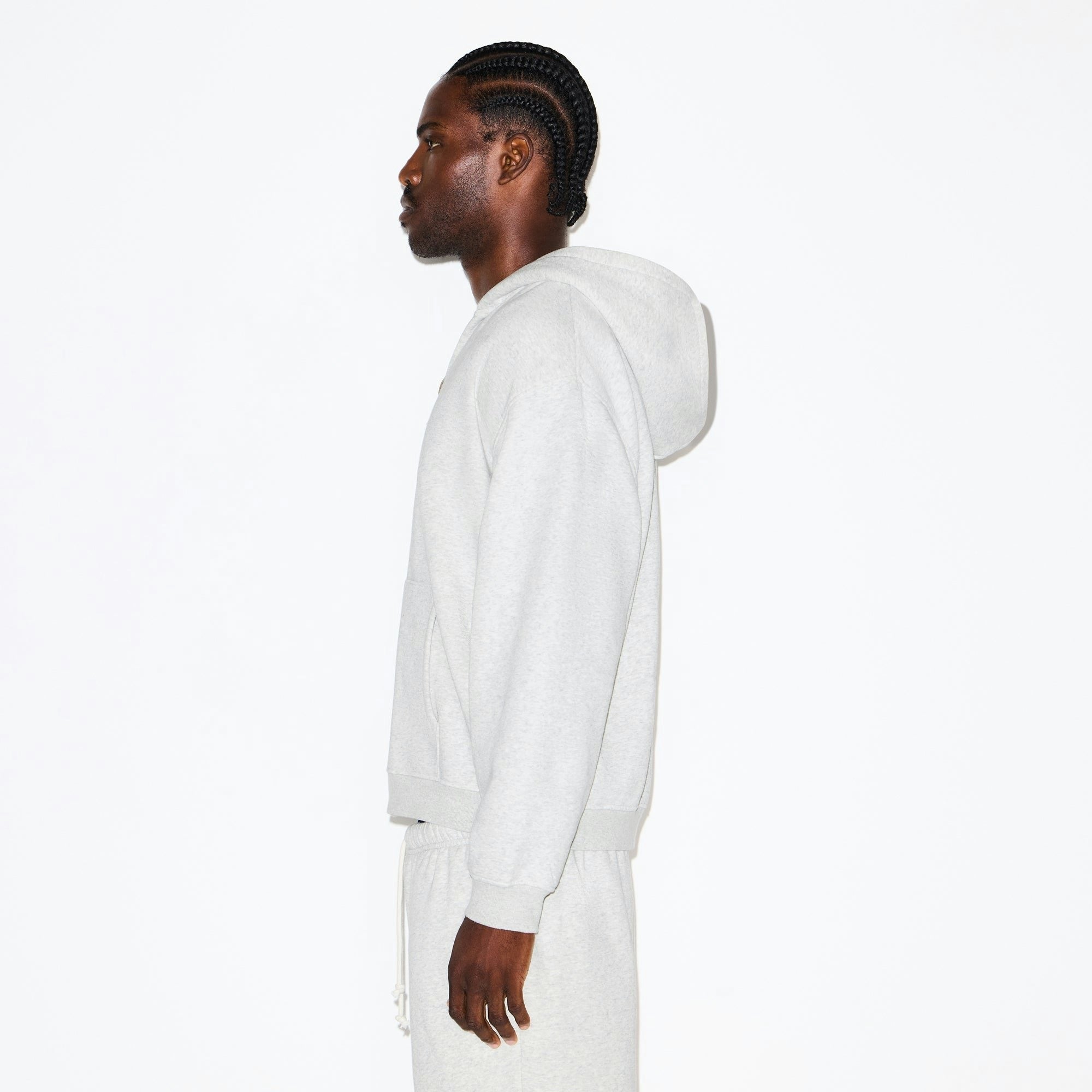 MENS RELAXED ZIP UP HOODIE
