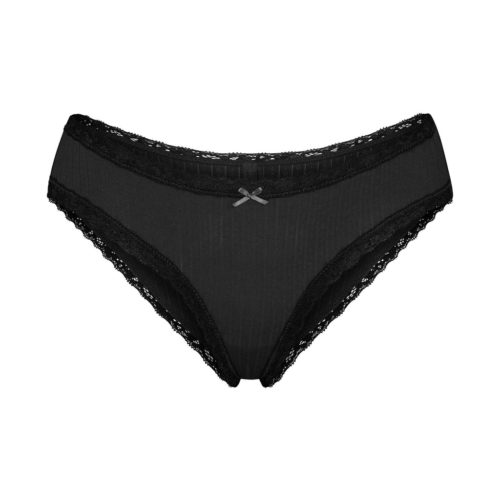 POINTELLE LACE BRIEF