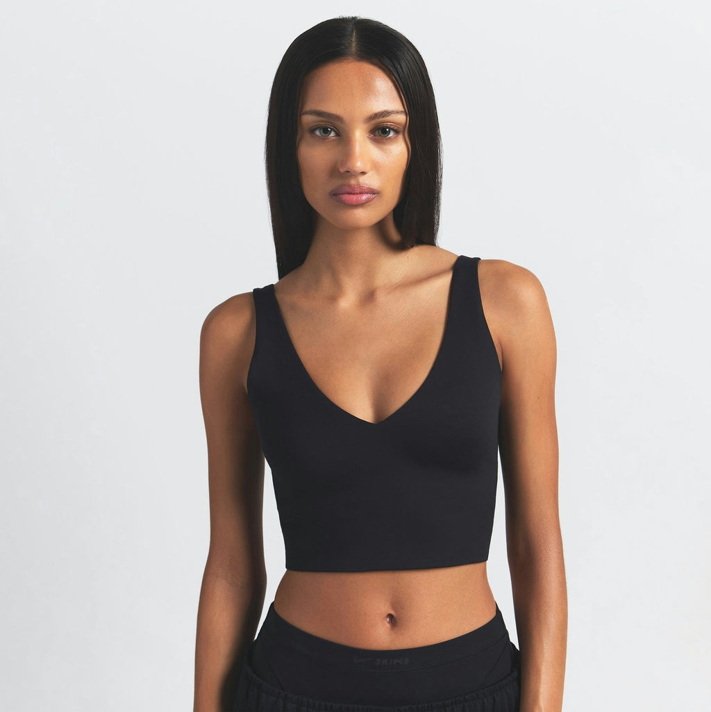 V-NECK BRA TOP