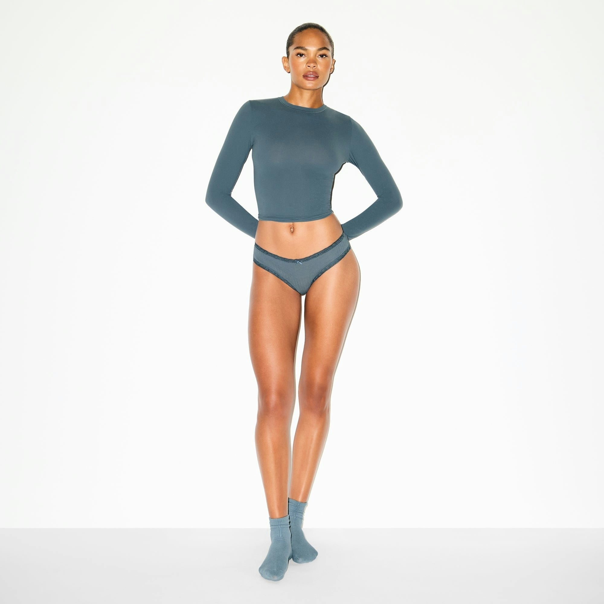 POINTELLE LACE BRIEF