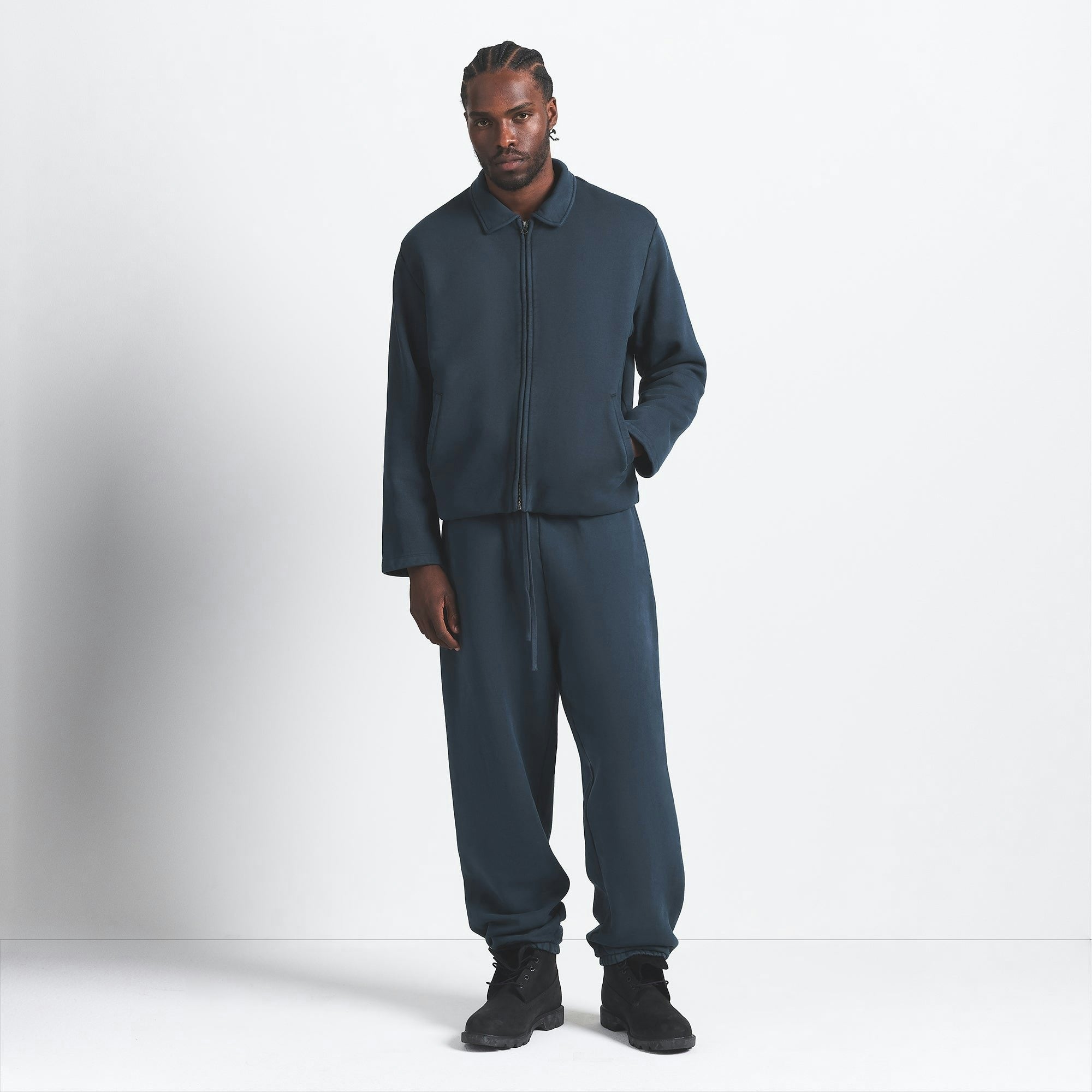 MENS SHERPA-LINED ZIP UP JACKET