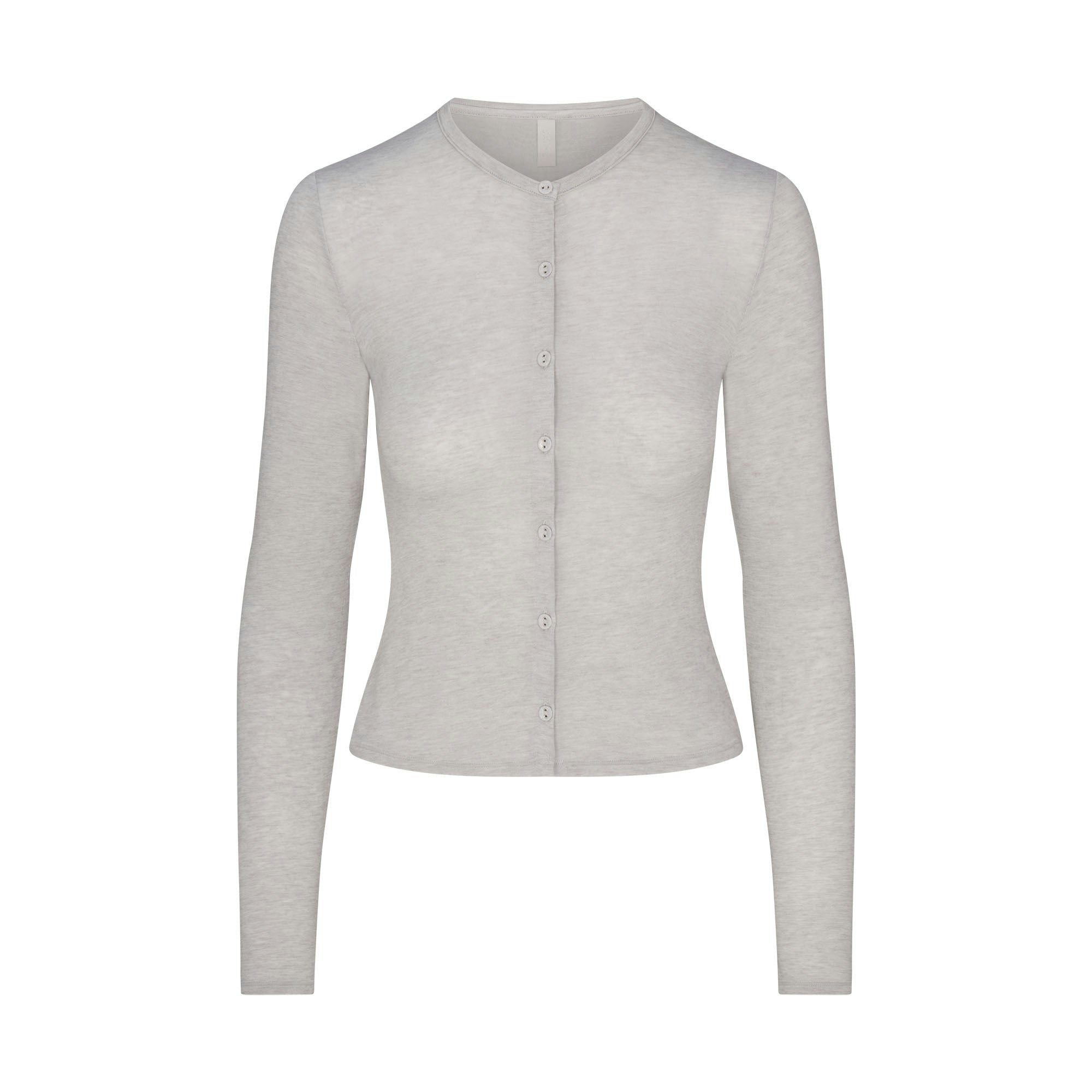 CARDIGAN WITH COVERED BUTTONS