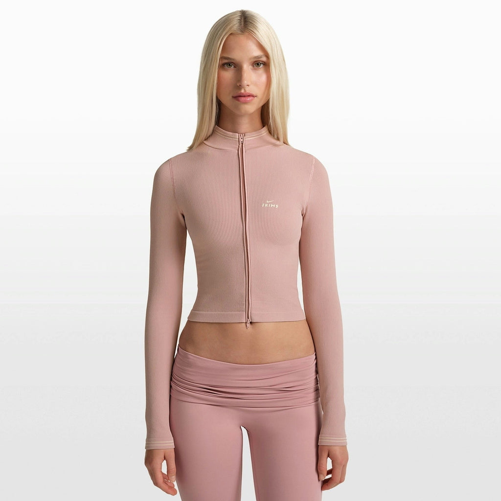 ZIP UP CROP JACKET