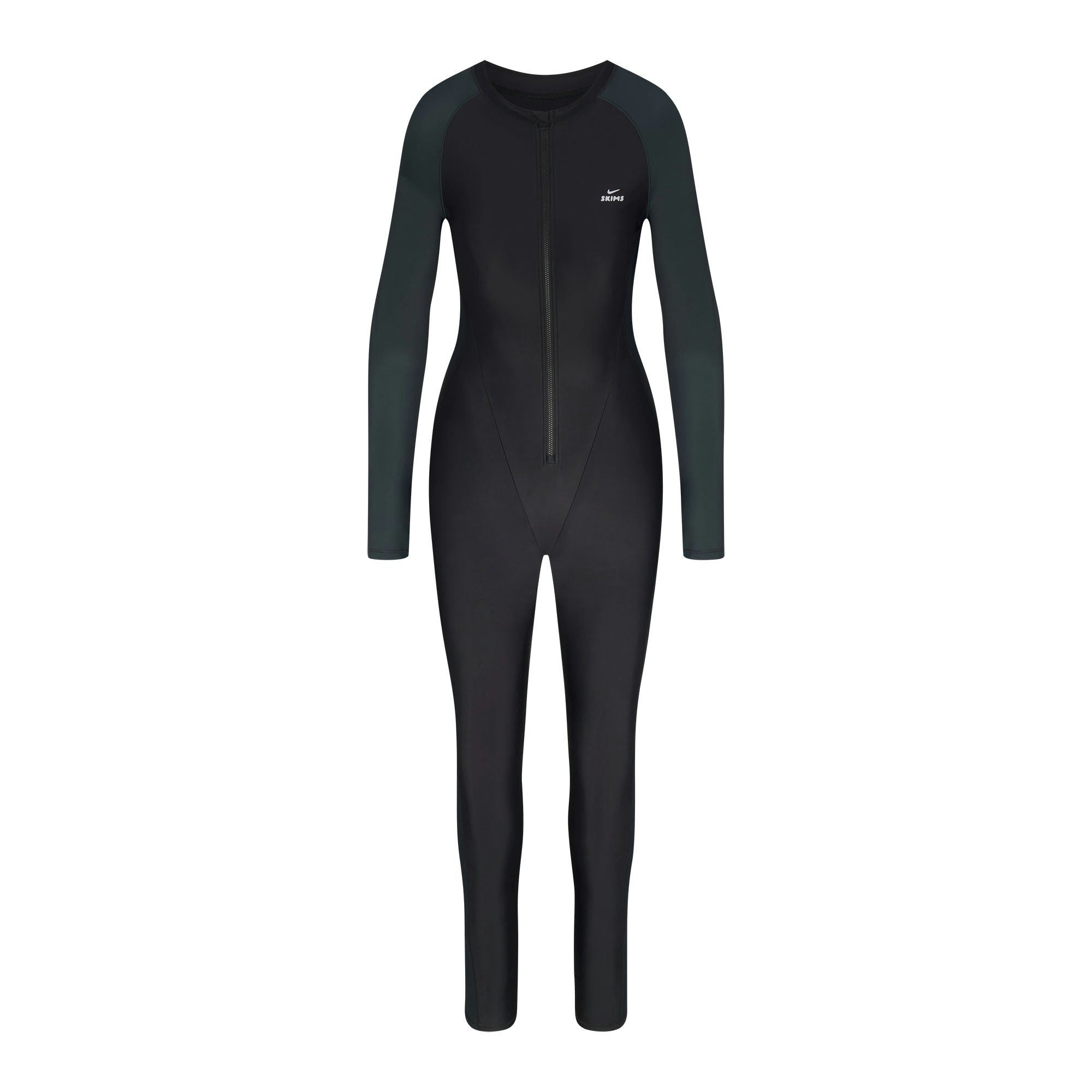ZIP FRONT LONG ONE PIECE