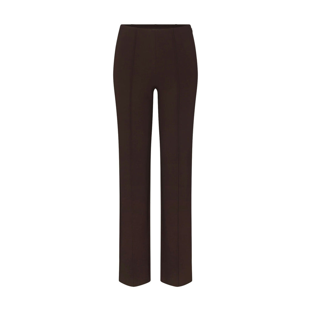HIGH-WAISTED PINTUCK STRAIGHT PANT