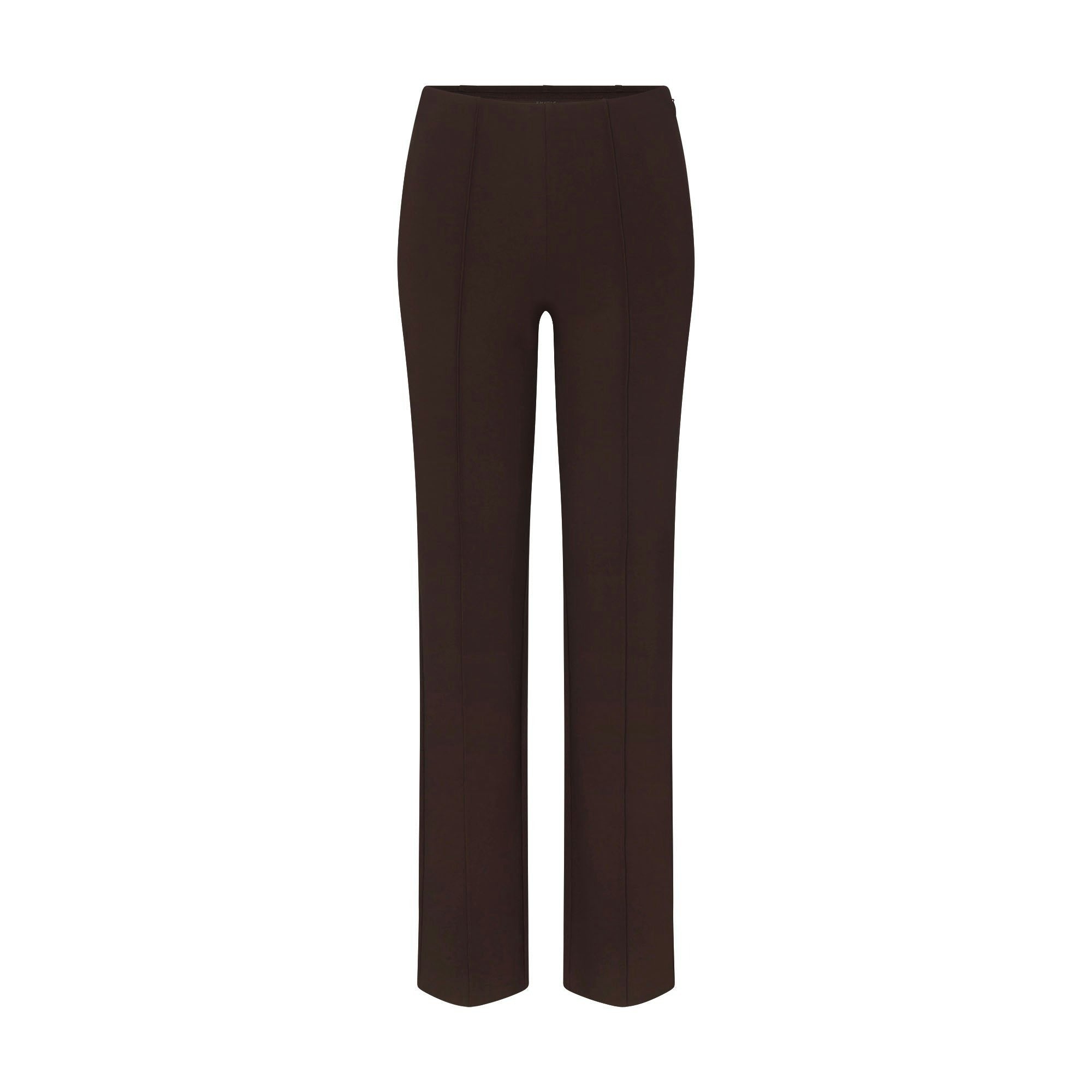 HIGH-WAISTED PINTUCK STRAIGHT PANT