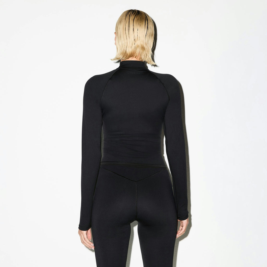 MOCK NECK FULL ZIP JACKET