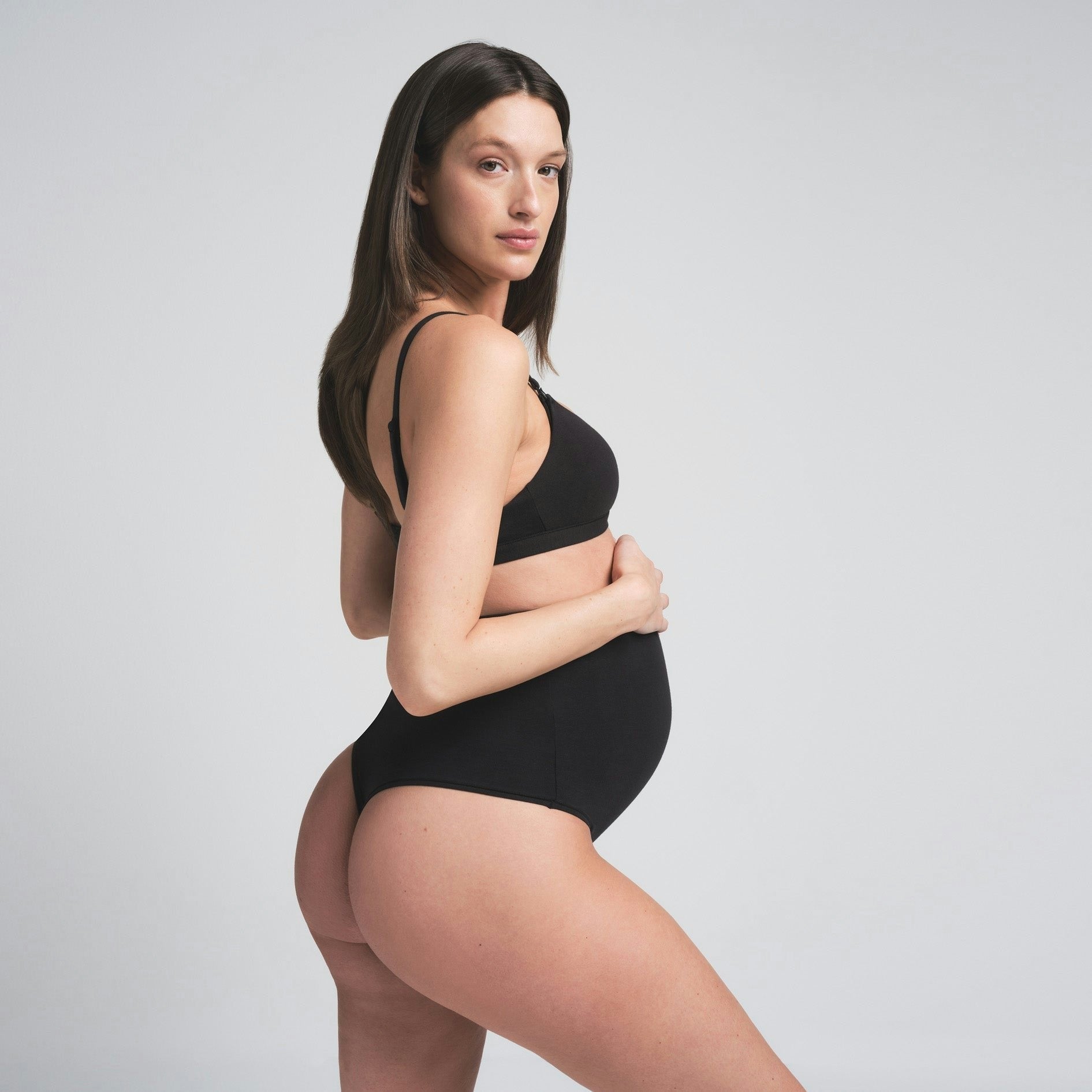 MATERNITY HIGH-WAISTED THONG