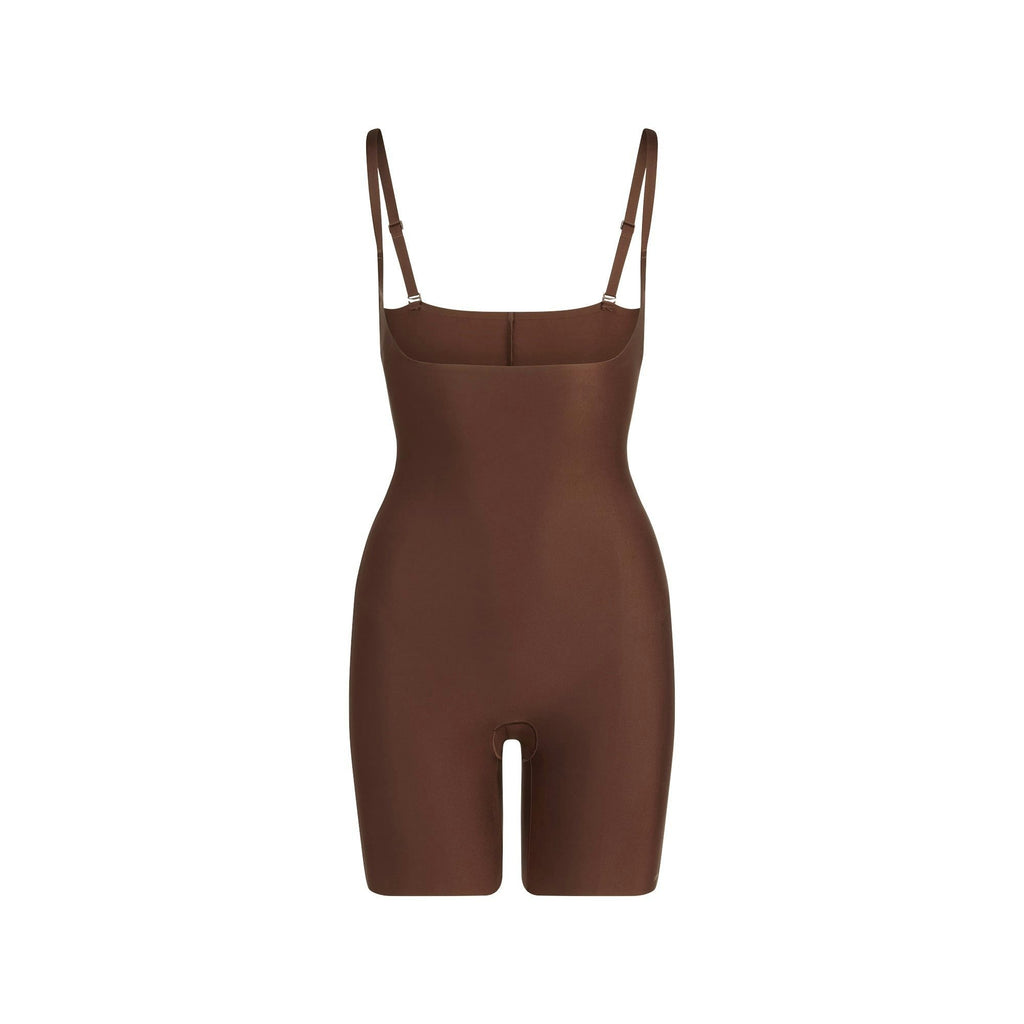 CORE SCULPT OPEN BUST MID THIGH BODYSUIT